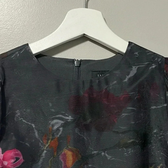 Ted Baker Ayymee Printed Puff Sleeve Blouse - Picture 10 of 15